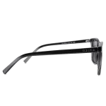 عینک آفتابی اودینو مدل GL1034، فریم ویفرر مشکی سفید، نمای سه‌رخ