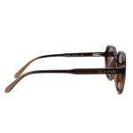 عینک آفتابی اودینو مدل GL1035، فریم چندضلعی قهوه ای، نیم‌رخ