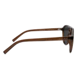 عینک آفتابی اودینو مدل GL1039، فریم خلبانی قهوه‌ای، دستهٔ عینک