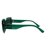 عینک آفتابی اودینو مدل GL317، فریم مربعی سبز، دستهٔ عینک